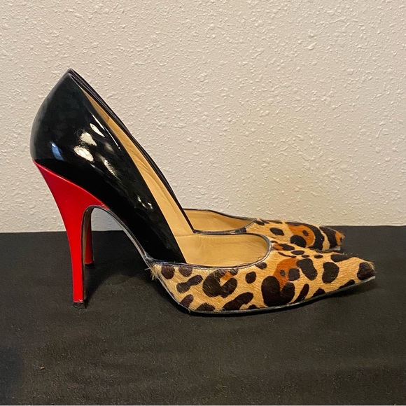 KATE SPADE | Lottie color block leopard pumps 8 - Picture 3 of 6